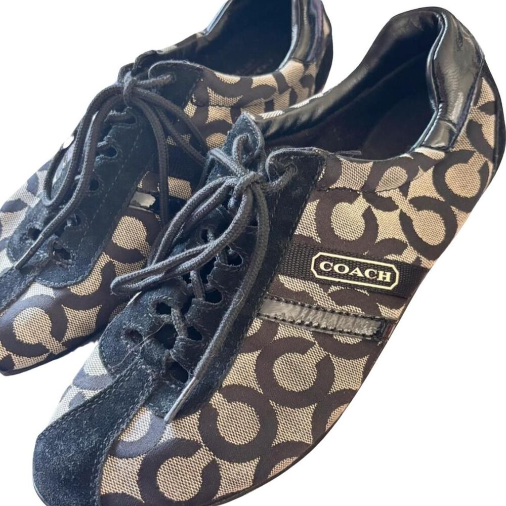 Coach Women's Black and Brown Trainers